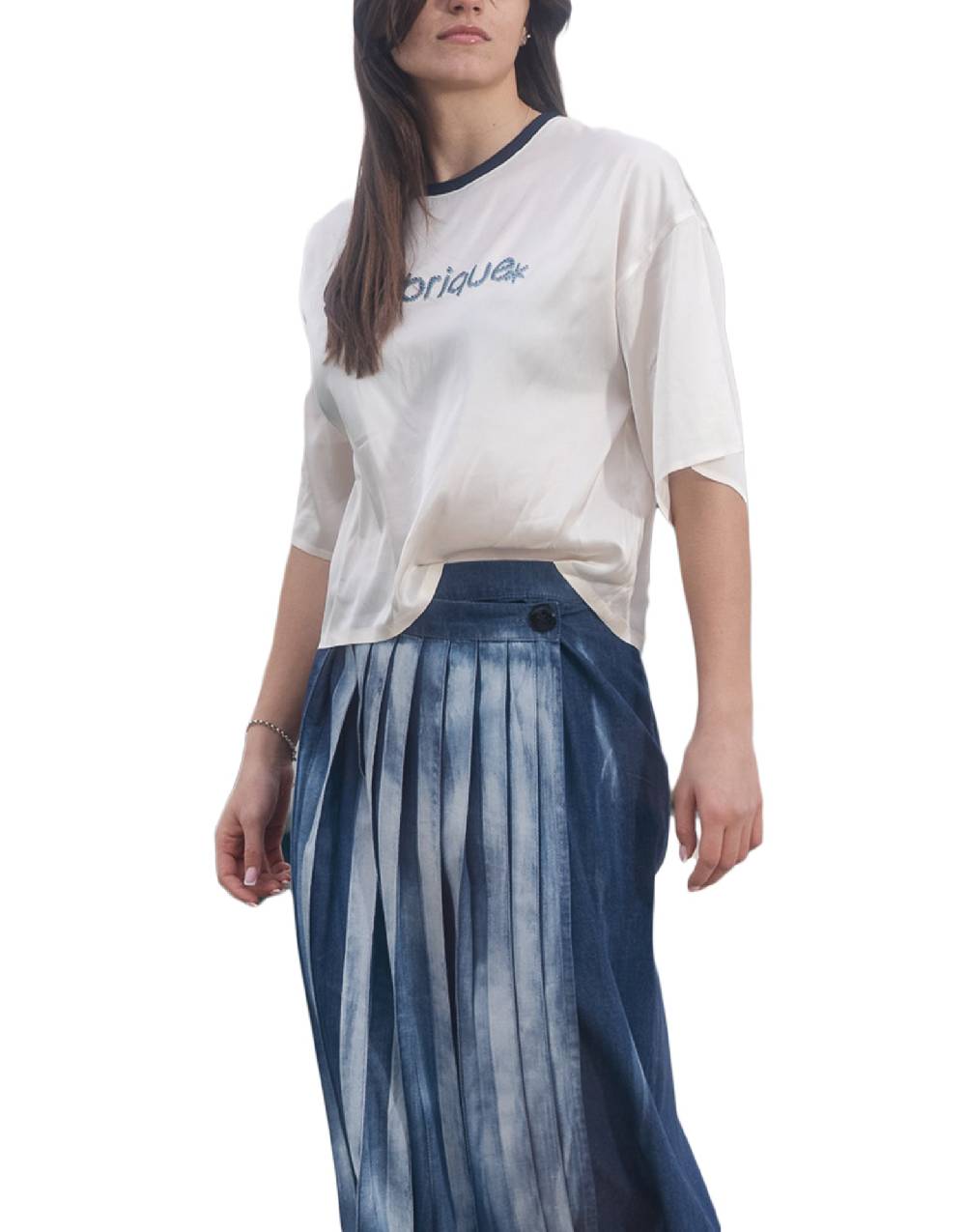 La Fabrique Tose T-shirt con Ricamo Shopping online