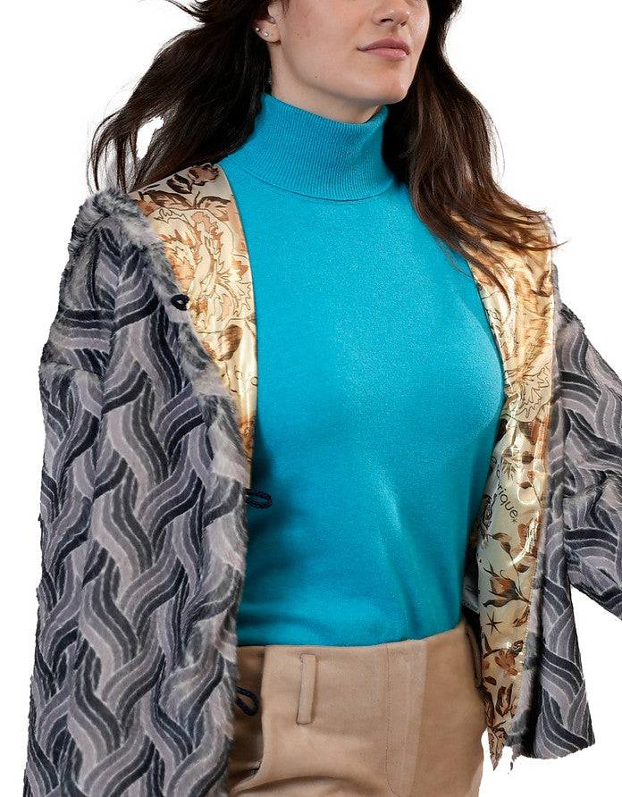 La Fabrique Violen Maglione in Turchese Vendita Calda