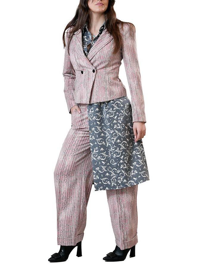 La Fabrique Vivienne Camicia Maxi con Stampa Floreale Vendita Economica