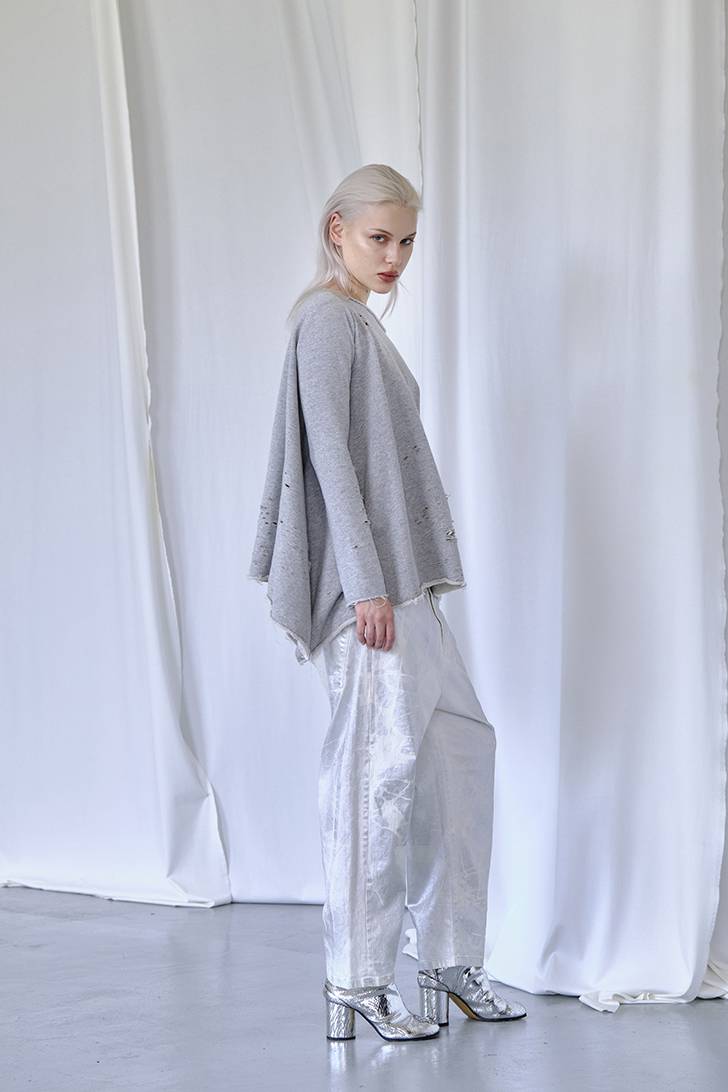 Nostrasantissima Pantalone Cracked Mirror Shopping Online