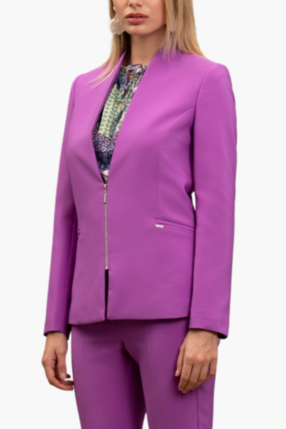 Nualy GIACCA CON ZIP Qualità Garantita