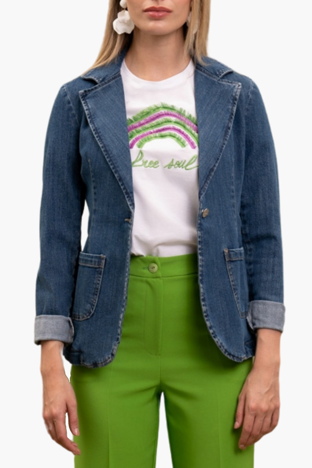 Nualy GIACCA JEANS Consegna Veloce
