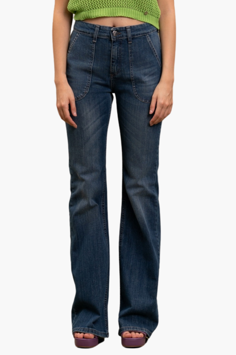 Nualy JEANS ZAMPA Vendita Economica