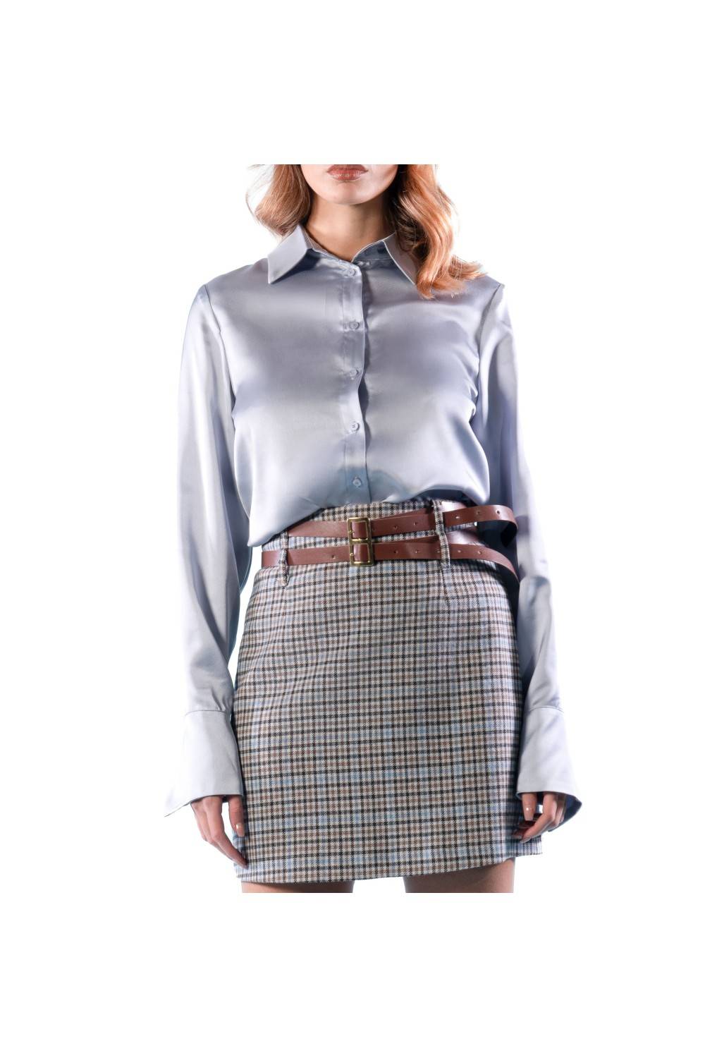 Nualy CAMICIA IN SATIN Negozio