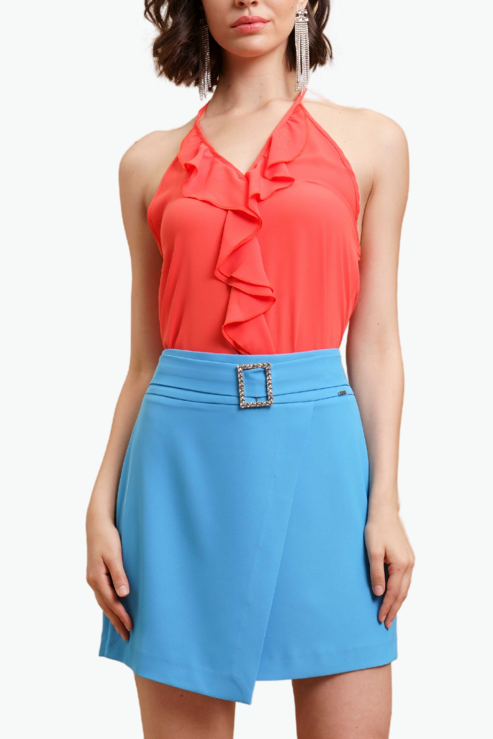 Nualy TOP SCOLLO AMERICANA Online