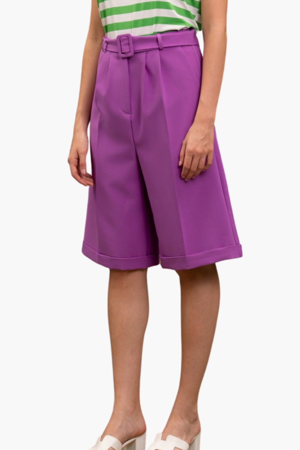 Nualy BERMUDA CON CINTURA In Linea