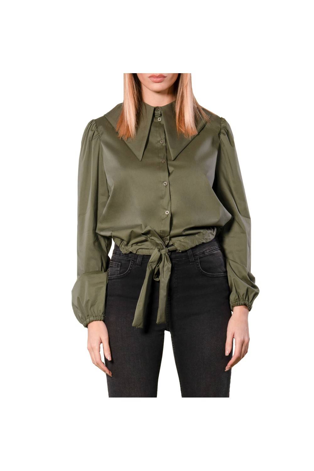 Nualy CAMICIA CON COLLETTO AMPIO Sconto