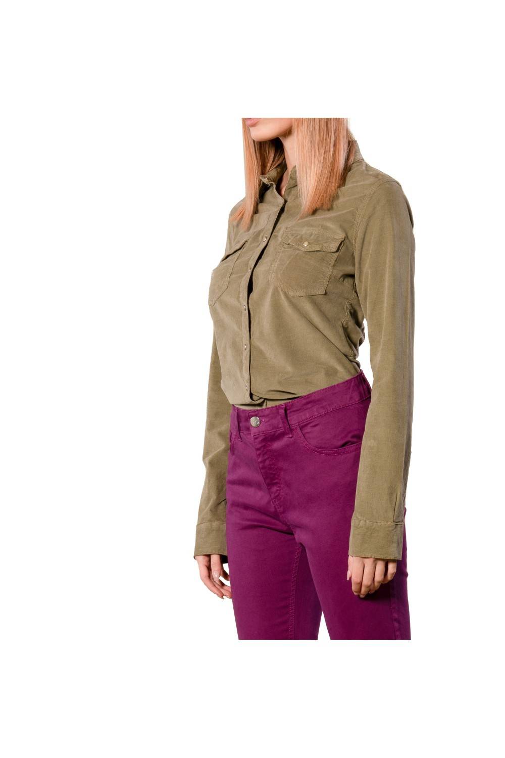 Nualy CAMICIA IN VELLUTO Vendita Economica