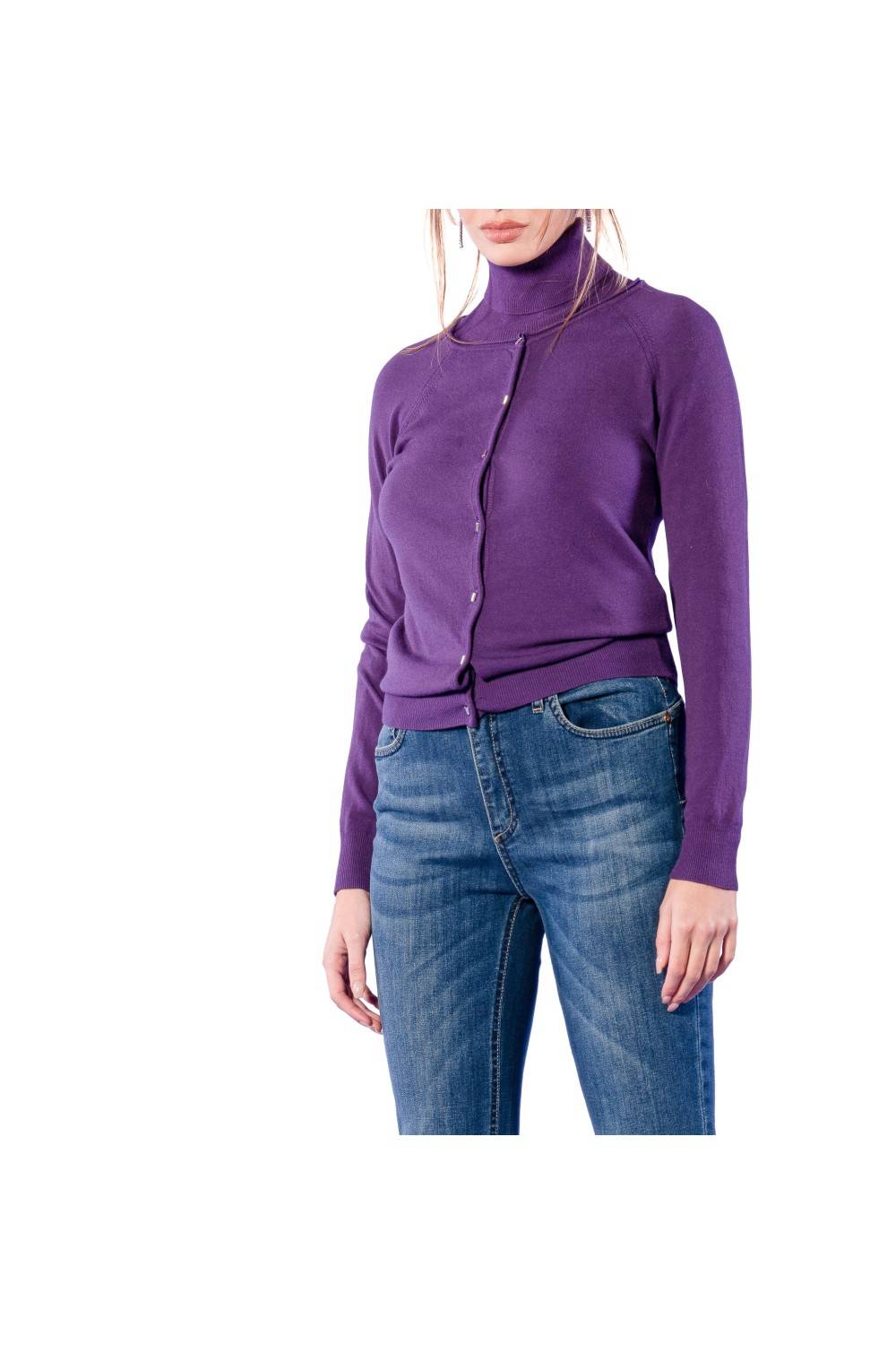 Nualy CARDIGAN GIROCOLLO Italia