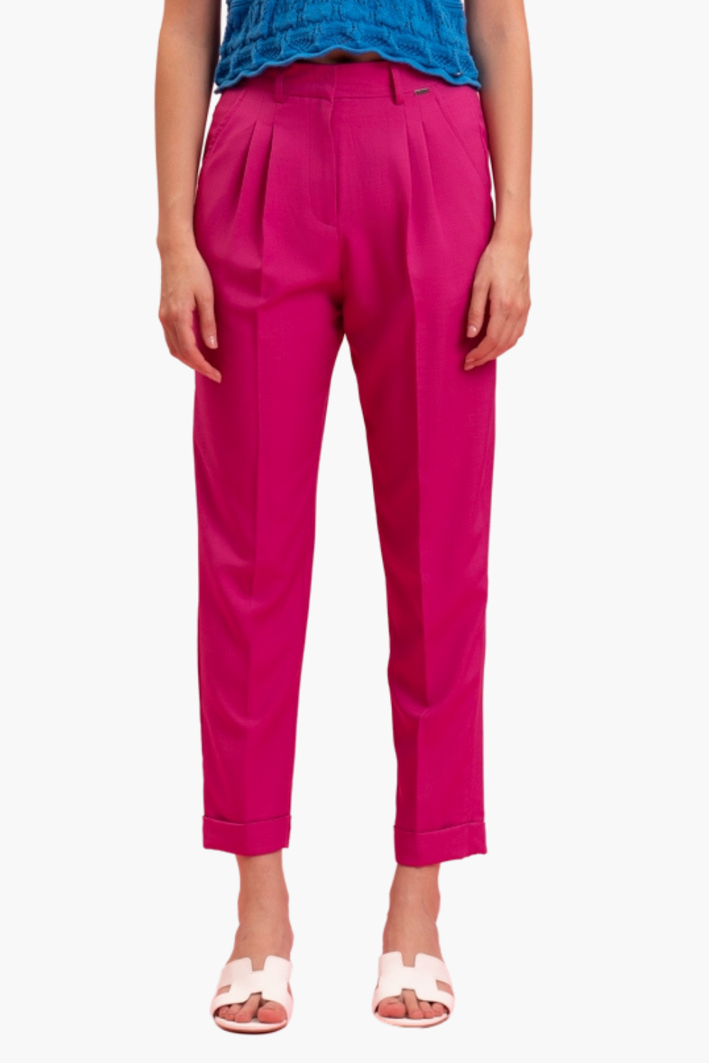 Nualy PANTALONE CON PINCES Pezzi Unici
