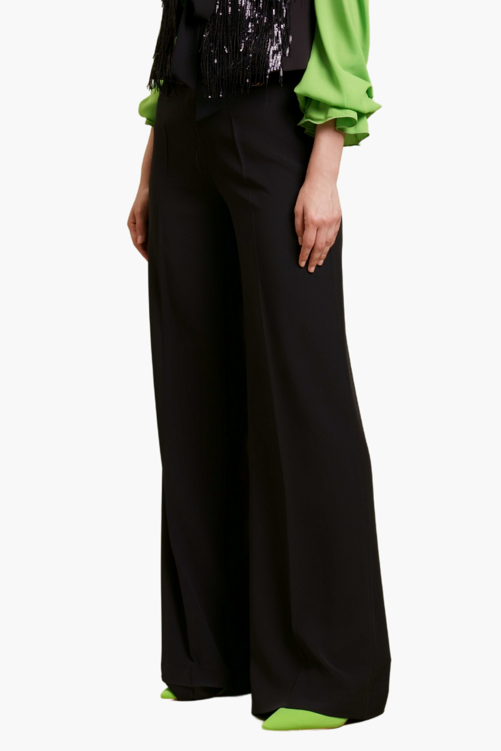 Nualy PANTALONE A ZAMPA Consegna Veloce