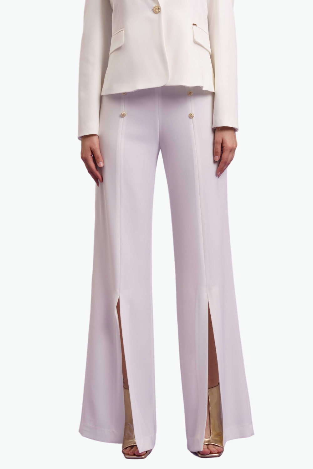 Nualy PANTALONE CON SPACCO CENTRALE Prezzo Ridotto