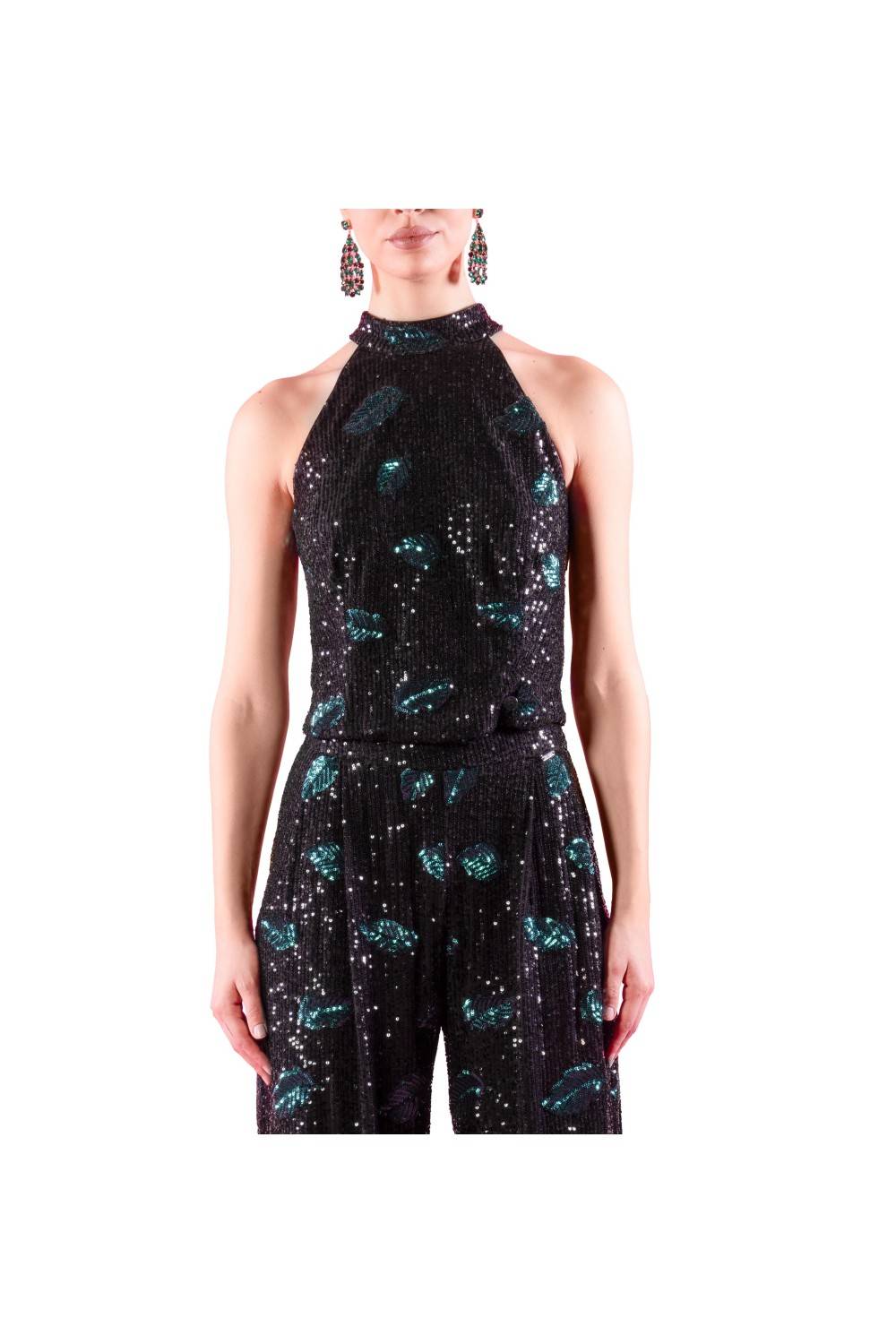 Nualy TOP PAILLETTES In Saldo