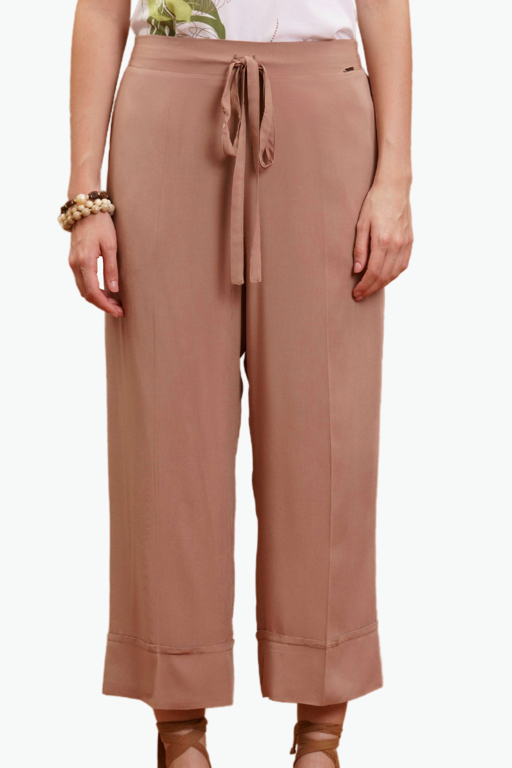 Nualy PANTALONE CON RISVOLTO Sottocosto