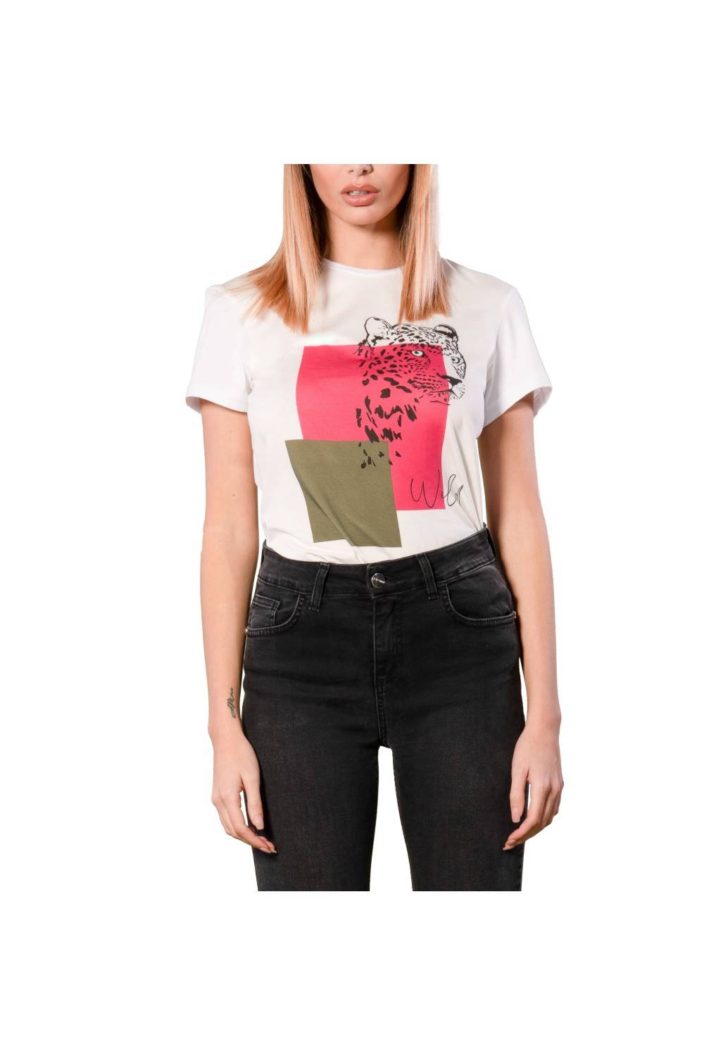 Nualy T-SHIRT CON STAMPA Qualità
