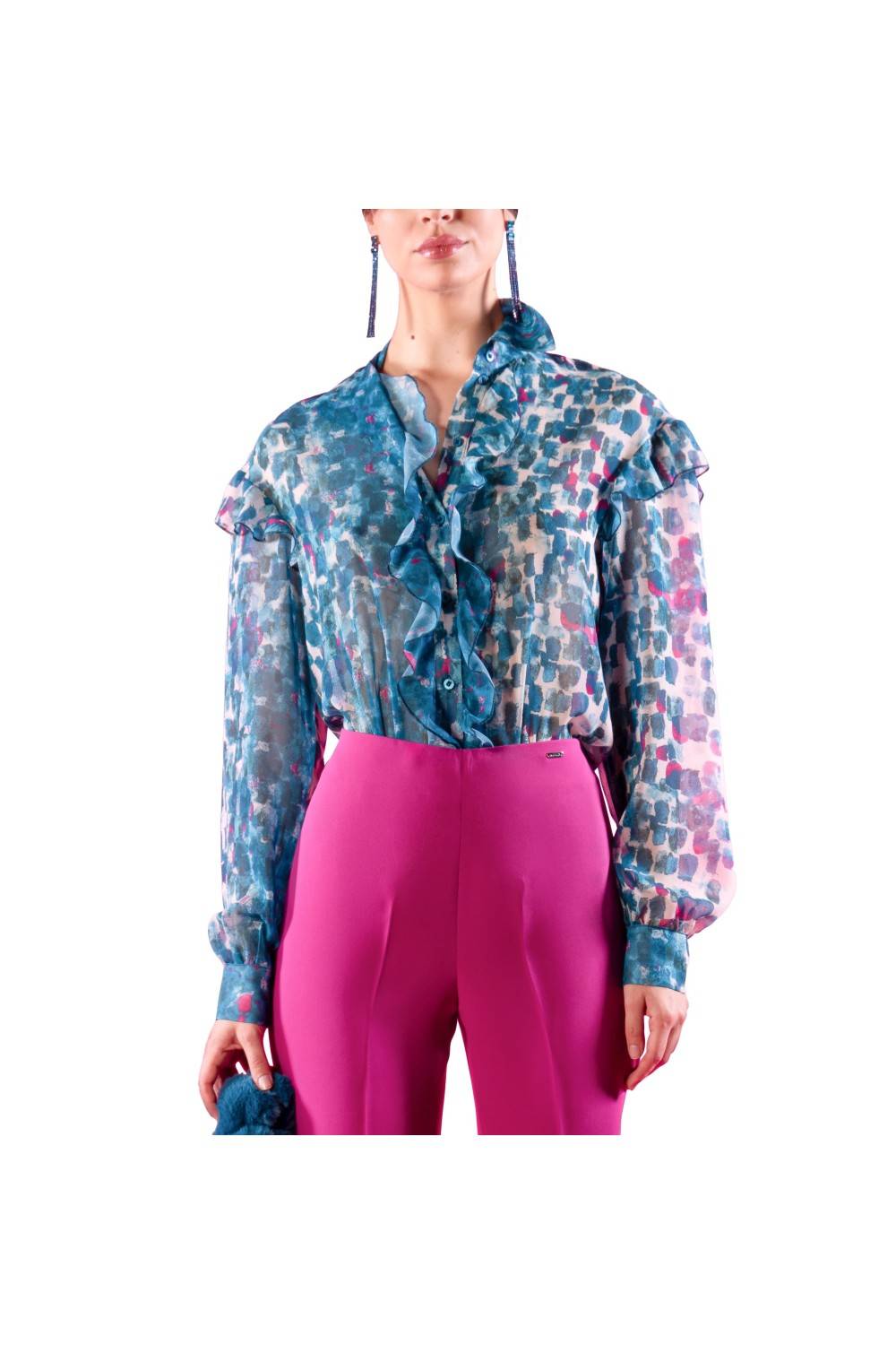Nualy CAMICIA FANTASIA Consegna Veloce