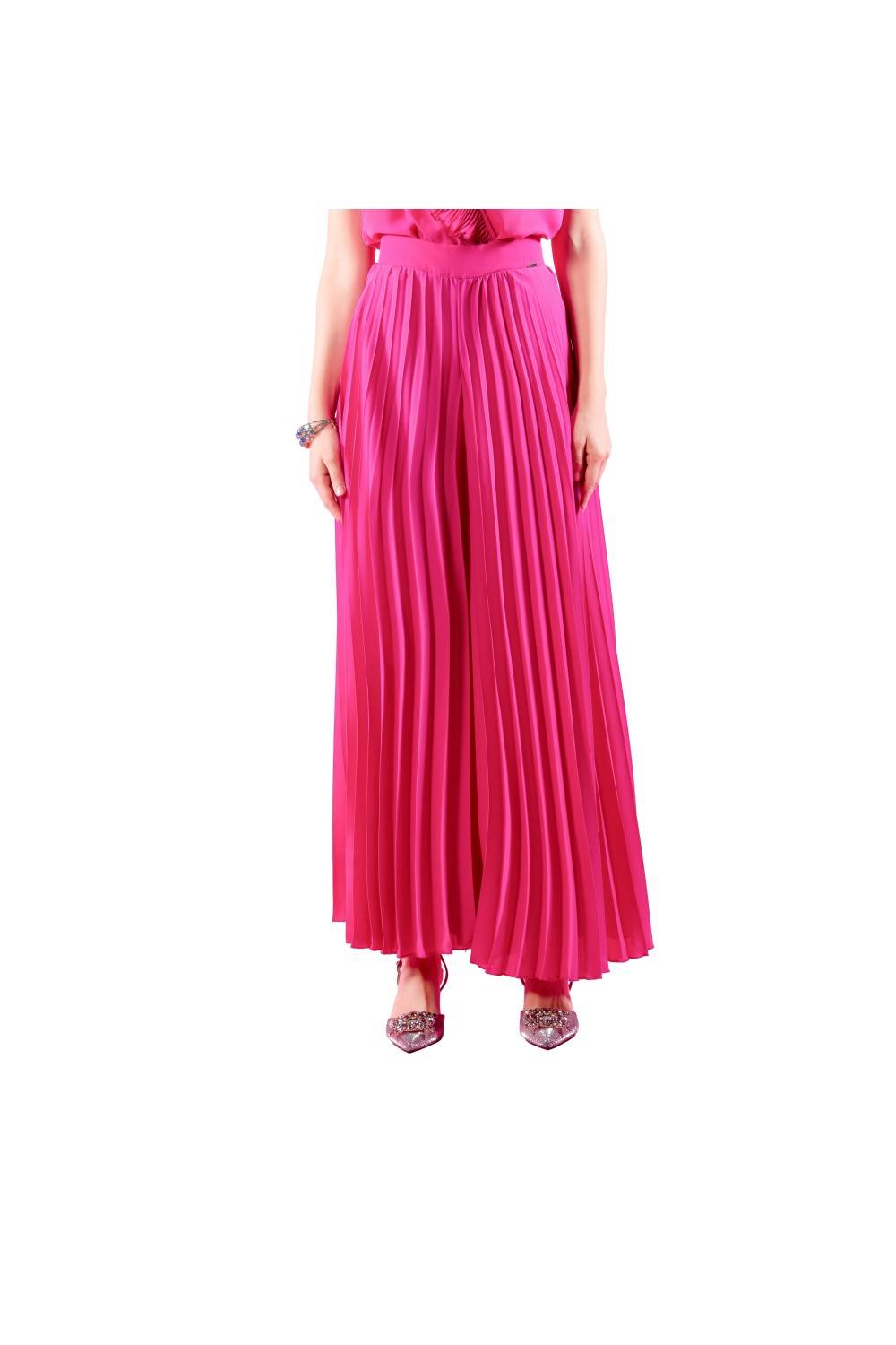 Nualy PANTALONE PLISSE' Vendita Calda
