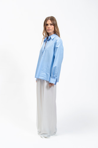 Olla Parèg CAMICIA OVER IN POPPELINE DI COTONE Nuovo