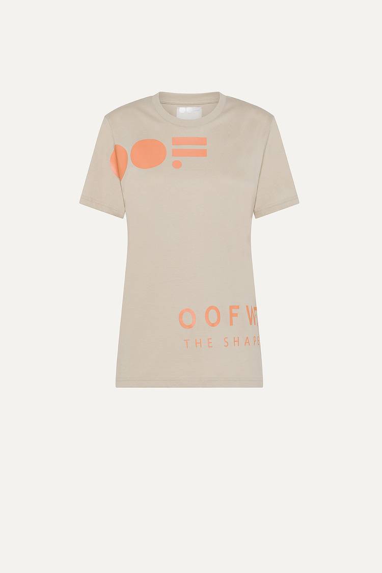 Oof Wear T-SHIRT IN COTONE CON LOGO - SABBIA Sconto