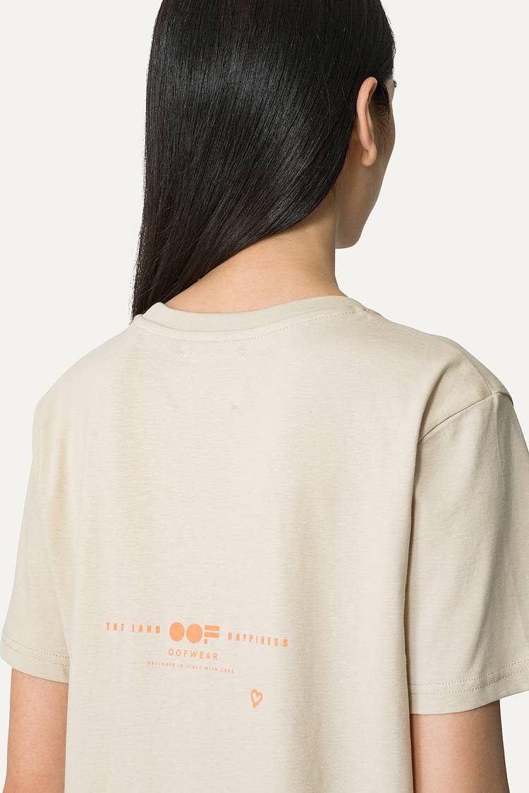 Oof Wear T-SHIRT IN COTONE CON LOGO - SABBIA Sconto