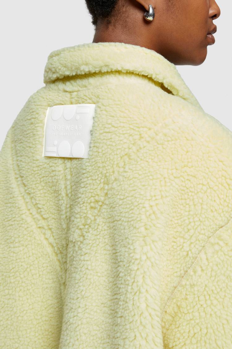 Oof Wear GIACCA CORTA REVERSIBILE 9262 IN ECO-MONTONE - GREGGIO/BANANA Offerte