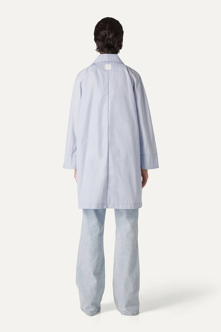 Oof Wear TRENCH IN NYLON MEMORY 9138 - GHIACCIO Italy