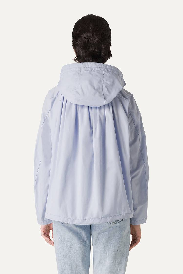 Oof Wear GIACCA CORTA IN NYLON MEMORY CON ARRICIO SULLA SCHIENA 9139 - GHIACCIO Promozione