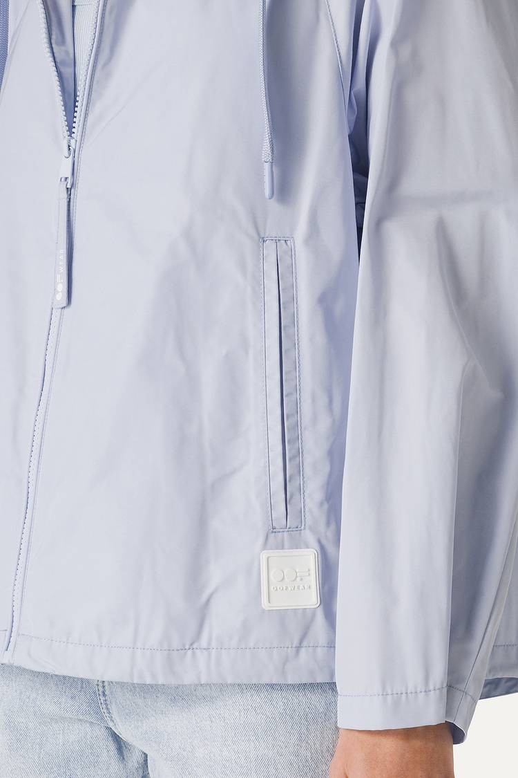 Oof Wear GIACCA CORTA IN NYLON MEMORY CON ARRICIO SULLA SCHIENA 9139 - GHIACCIO Promozione