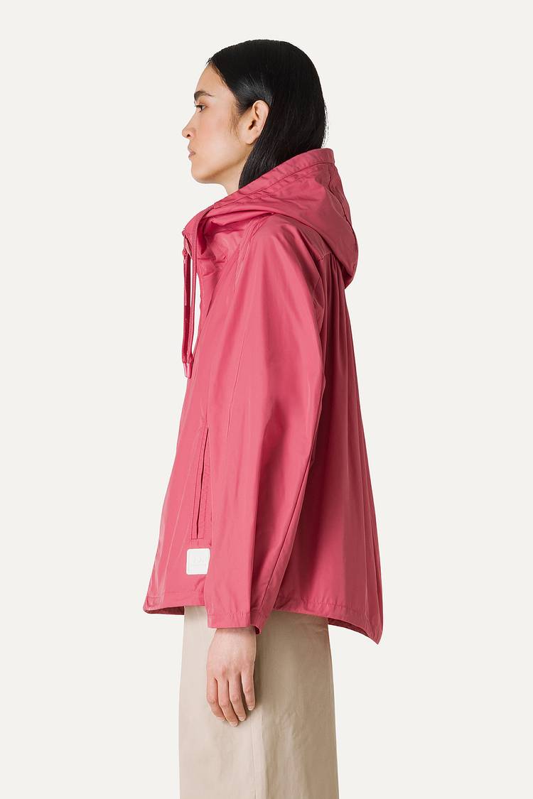 Oof Wear GIACCA CORTA IN NYLON MEMORY CON ARRICIO SULLA SCHIENA 9139 - ROSA ANTICO Pezzi Unici