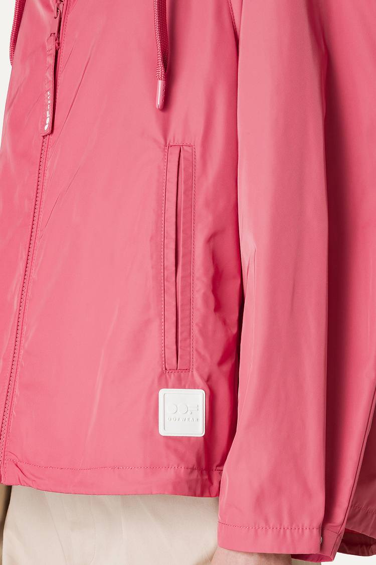 Oof Wear GIACCA CORTA IN NYLON MEMORY CON ARRICIO SULLA SCHIENA 9139 - ROSA ANTICO Pezzi Unici