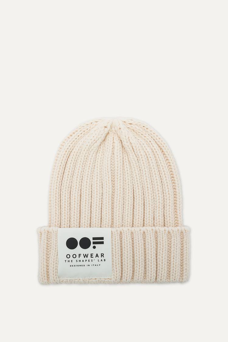 Oof Wear CAPPELLO CON FRONTINO IN ECO-MONTONE 2014 - CREMA Consegna Veloce