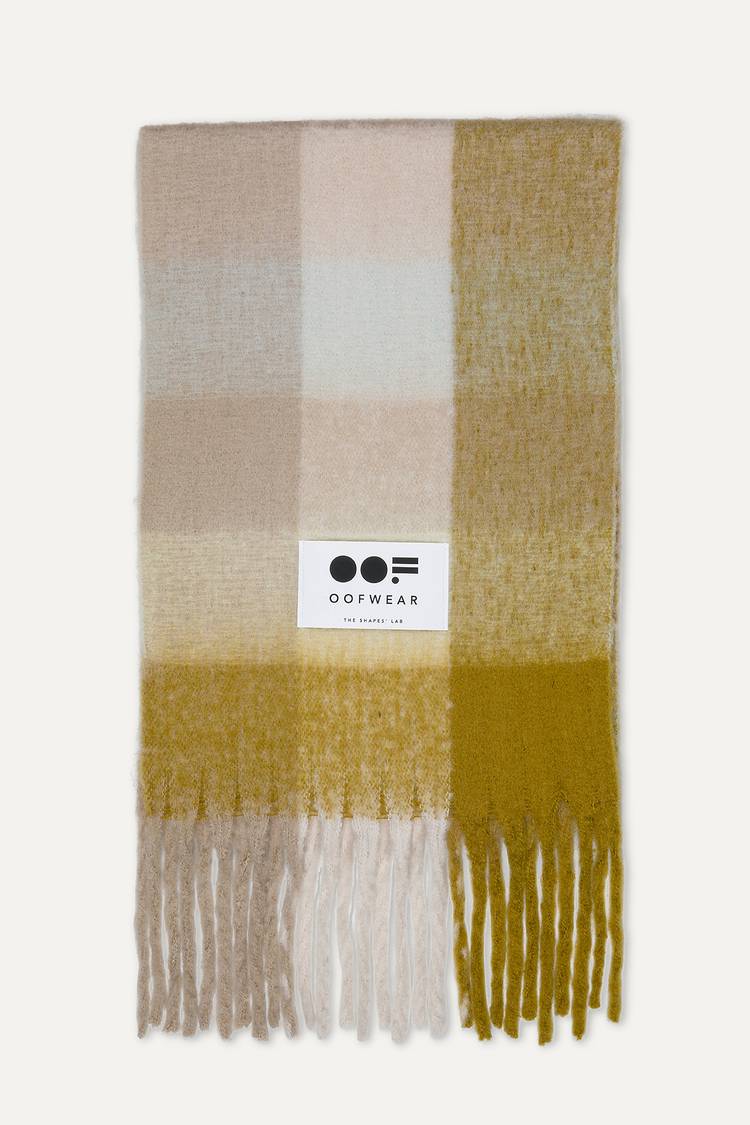 Oof Wear SCIARPA LUNGA 2017 CON FRANGE - ECRU Presa