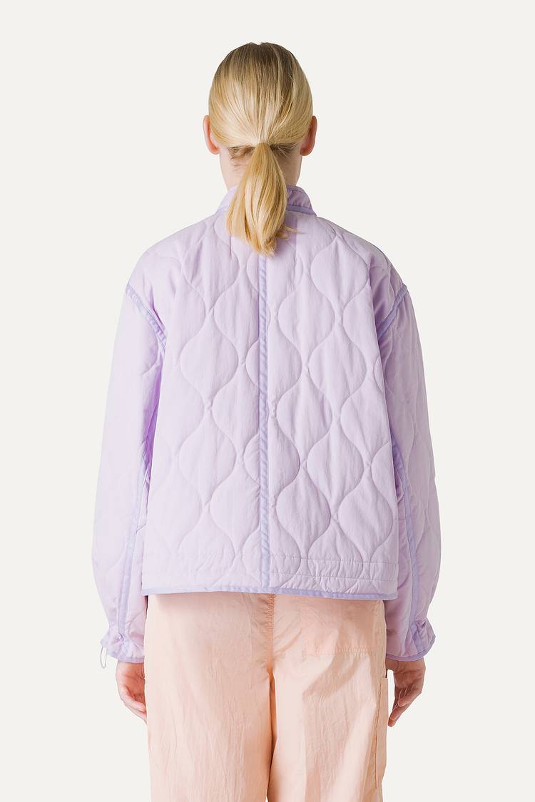 Oof Wear GIACCA CORTA SVASATA IN COTONE TRAPUNTATO 9224 - LILLA Outlet