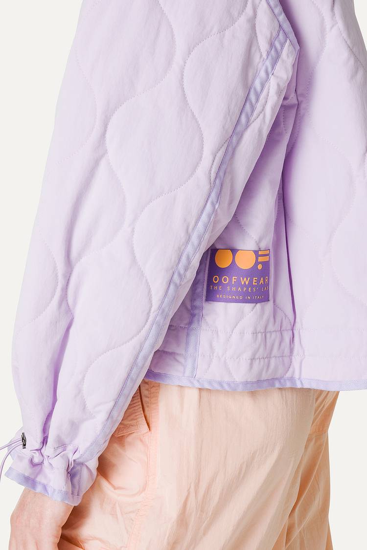 Oof Wear GIACCA CORTA SVASATA IN COTONE TRAPUNTATO 9224 - LILLA Outlet