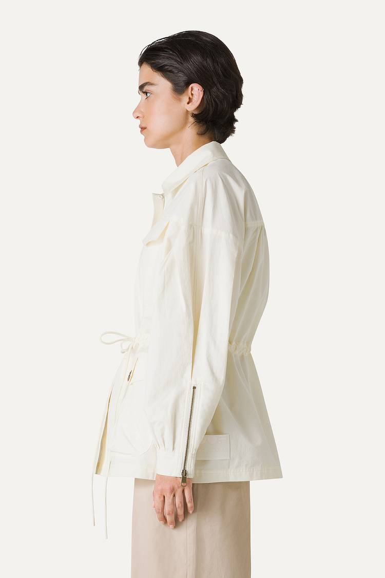 Oof Wear SAHARIANA OVER IN COTONE LEGGERO 9228 - VANIGLIA In Vendita