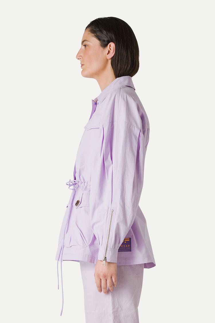 Oof Wear SAHARIANA OVER IN COTONE LEGGERO 9228 - LILLA Saldi