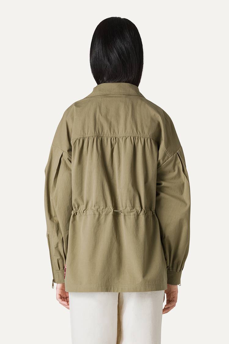 Oof Wear SAHARIANA OVER IN COTONE LEGGERO 9228 - VERDE MUSCHIO Offerte