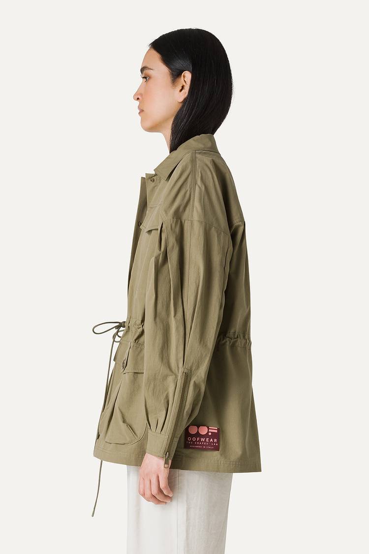 Oof Wear SAHARIANA OVER IN COTONE LEGGERO 9228 - VERDE MUSCHIO Offerte