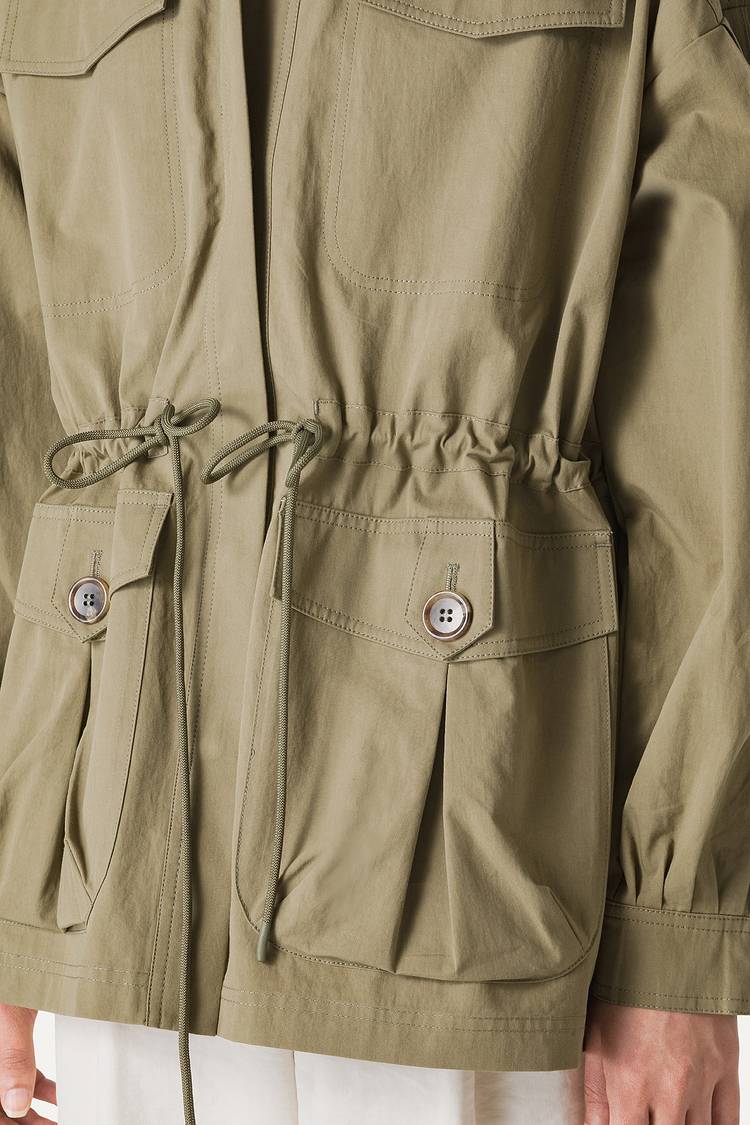 Oof Wear SAHARIANA OVER IN COTONE LEGGERO 9228 - VERDE MUSCHIO Offerte