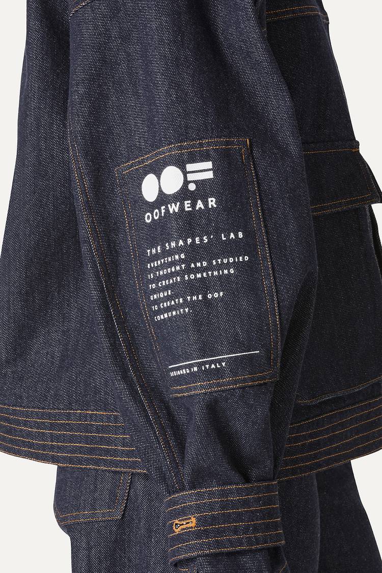 Oof Wear GIACCA CORTA IN DENIM LAVATO 9205 - BLU SCURO I Più Venduti
