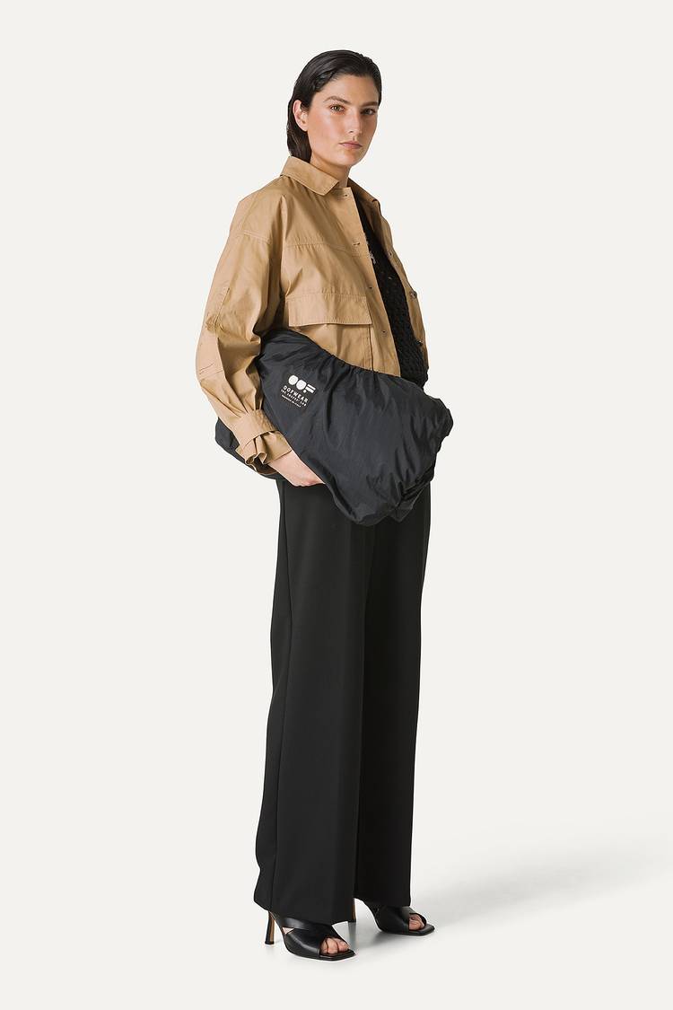 Oof Wear GIACCA CORTA IN GABARDINA DI COTONE LEGGERO 9205 - NATURALE Vendite Flash