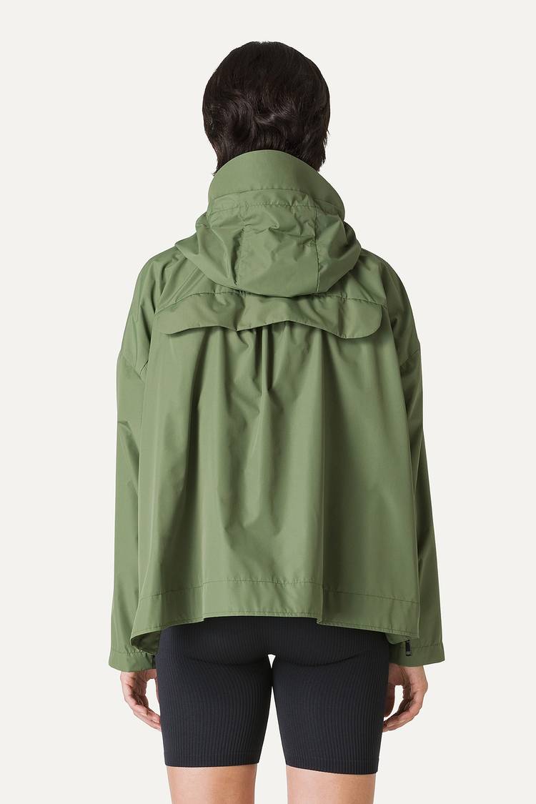 Oof Wear GIACCA CORTA IN NYLON CON INTERNO ARGENTO 9214 - VERDE OLIVA Italy