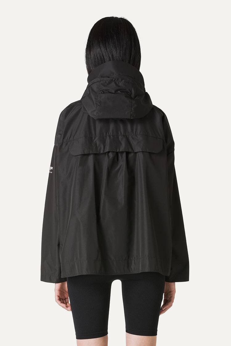 Oof Wear GIACCA CORTA IN NYLON CON INTERNO ARGENTO 9214 - NERO Nuovo