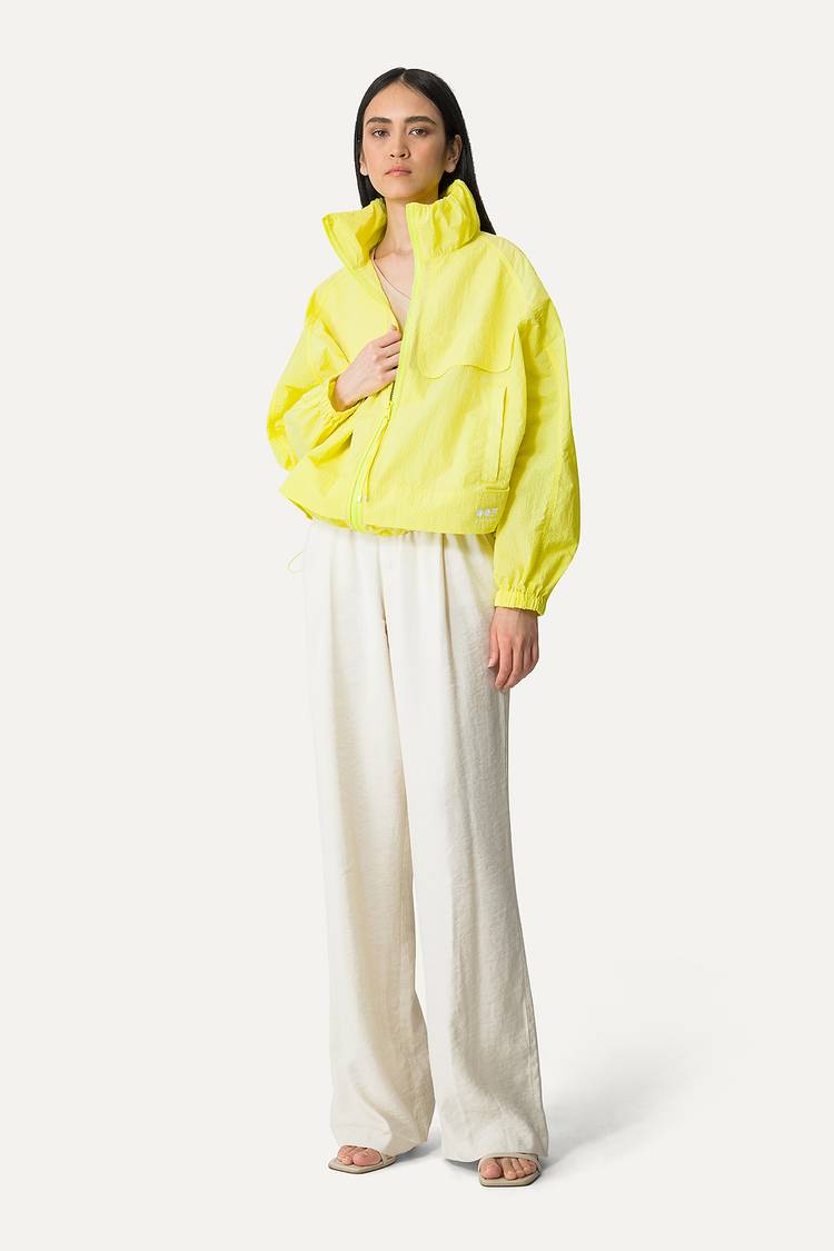Oof Wear GIACCA CORTA IN NYLON RIPSTOP 9217 - LIME Vendita