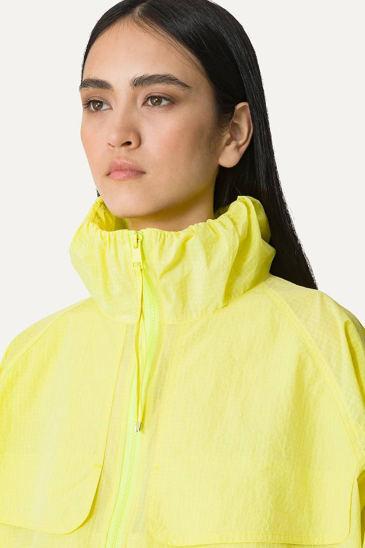 Oof Wear GIACCA CORTA IN NYLON RIPSTOP 9217 - LIME Vendita