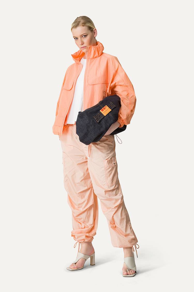 Oof Wear GIACCA CORTA IN NYLON RIPSTOP 9217 - ALBICOCCA Promozione