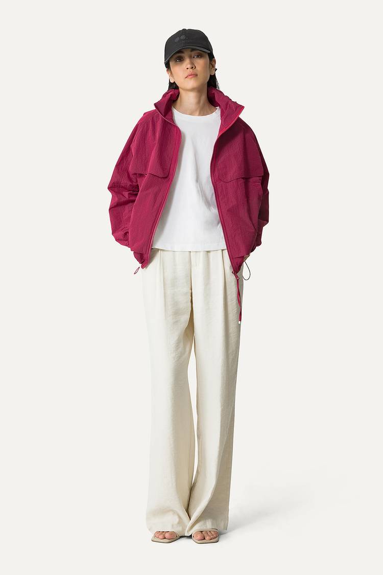Oof Wear GIACCA CORTA IN NYLON RIPSTOP 9217 - BURGUNDI Pezzi Unici