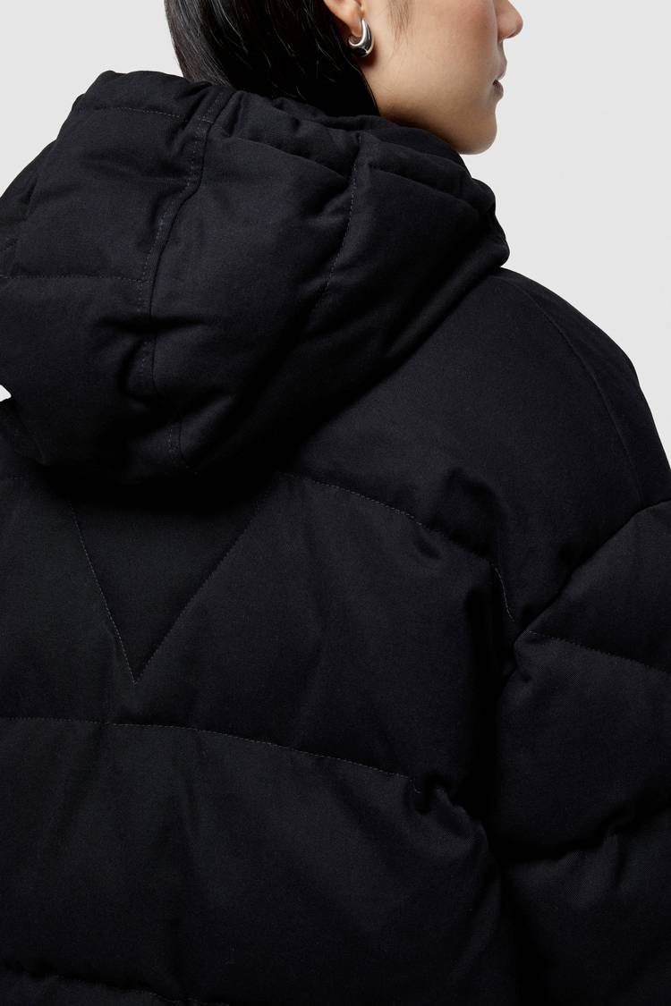 Oof Wear GIACCA CORTA 9242 IN GABARDINA DI COTONE - NERO Sottocosto