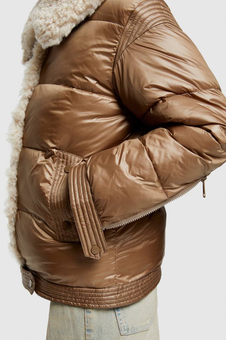 Oof Wear GIACCA CORTA 9247 IN NYLON CANGIANTE - SABBIA Novità