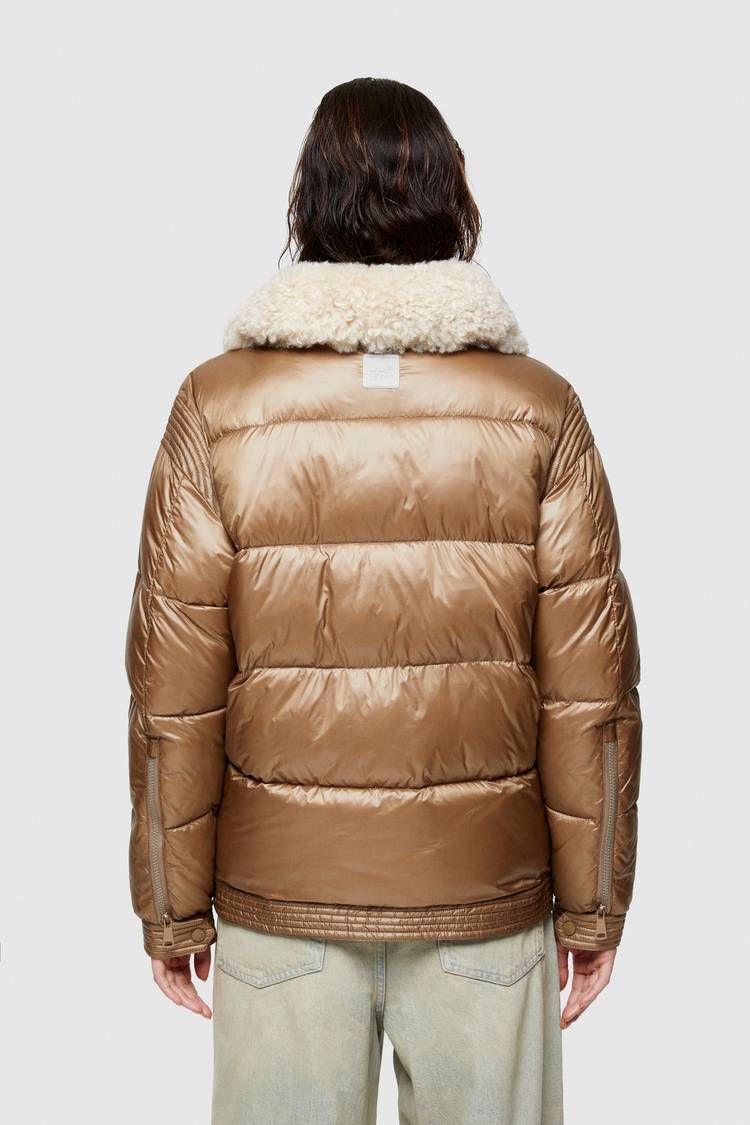 Oof Wear GIACCA CORTA 9247 IN NYLON CANGIANTE - SABBIA Novità